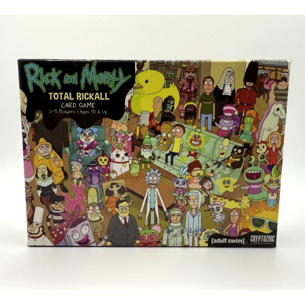 Rick and Morty Total Rickall Card Game‎ (Adult Swim) Open Box